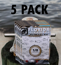Load image into Gallery viewer, Florida Tackle Supply fishing tackle packages with a lake background
