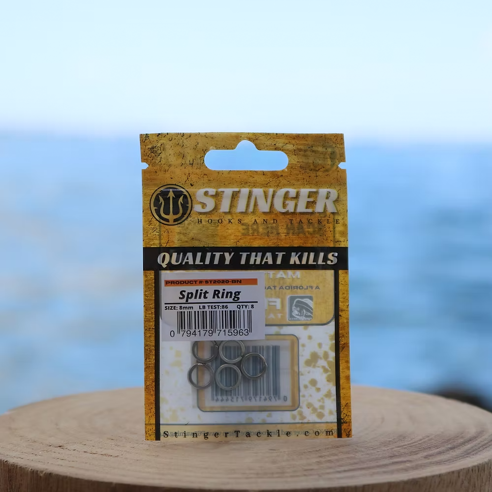 Heavy-Duty 8mm Stainless Steel Split Rings