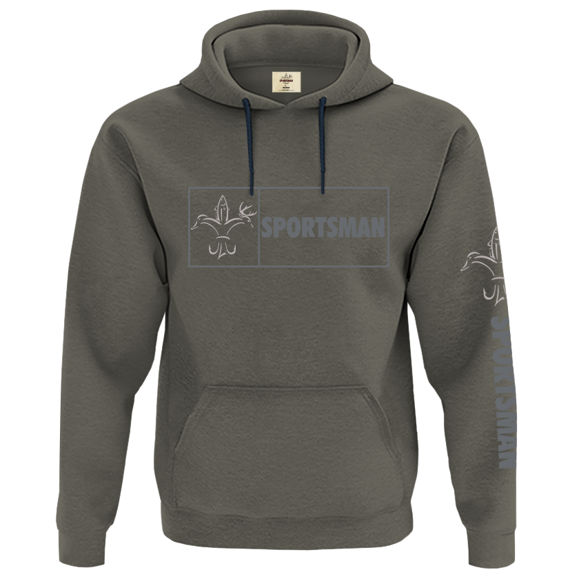 Sportsman Camp Hoodie Framed Chest Logo