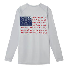 Load image into Gallery viewer, sportsman youth, kids long sleeve performance shirt - silver, grey, aluminum
