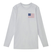 Load image into Gallery viewer, sportsman youth, kids long sleeve performance shirt - silver, grey, aluminum
