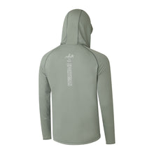 Load image into Gallery viewer, Hydrotech Lightweight Fishing Hoodie - Grey Back - UPF 50+ - Sportsman Gear
