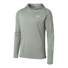 Load image into Gallery viewer, Hydrotech Lightweight Fishing Hoodie - Grey - UPF 50+ - Sportsman Gear
