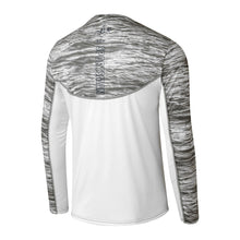 Load image into Gallery viewer, Hydrotech Long Sleeve Performance Fishing Shirt - Arctic Camo - UPF 50+ Sun Protection - Men&#39;s Moisture Wicking Quick Dry T Shirt - Sportsman Gear
