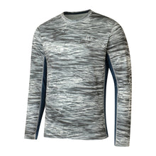 Load image into Gallery viewer, Hydrotech Long Sleeve Performance Fishing Shirt - Overcast Camo - UPF 50+ Sun Protection - Men&#39;s Moisture Wicking Quick Dry T Shirt - Sportsman Gear
