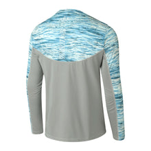 Load image into Gallery viewer, Hydrotech Performance Fishing Shirt - Blue Bird Camo Back - Sportsman Gear
