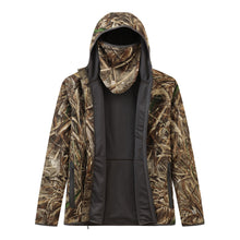 Load image into Gallery viewer, Max 5 Camo Water Resistant Jacket with Built-In Face Mask - W3 Outbound - Sportsman Gear
