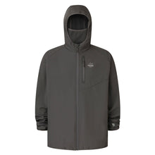 Load image into Gallery viewer, Grey Water Resistant Jacket with Built-In Face Mask - W3 Outbound - Sportsman Gear
