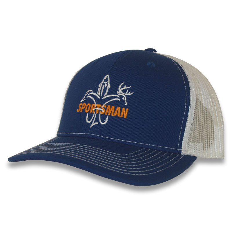 Sportsman Mesh Back Hat - Royal/White